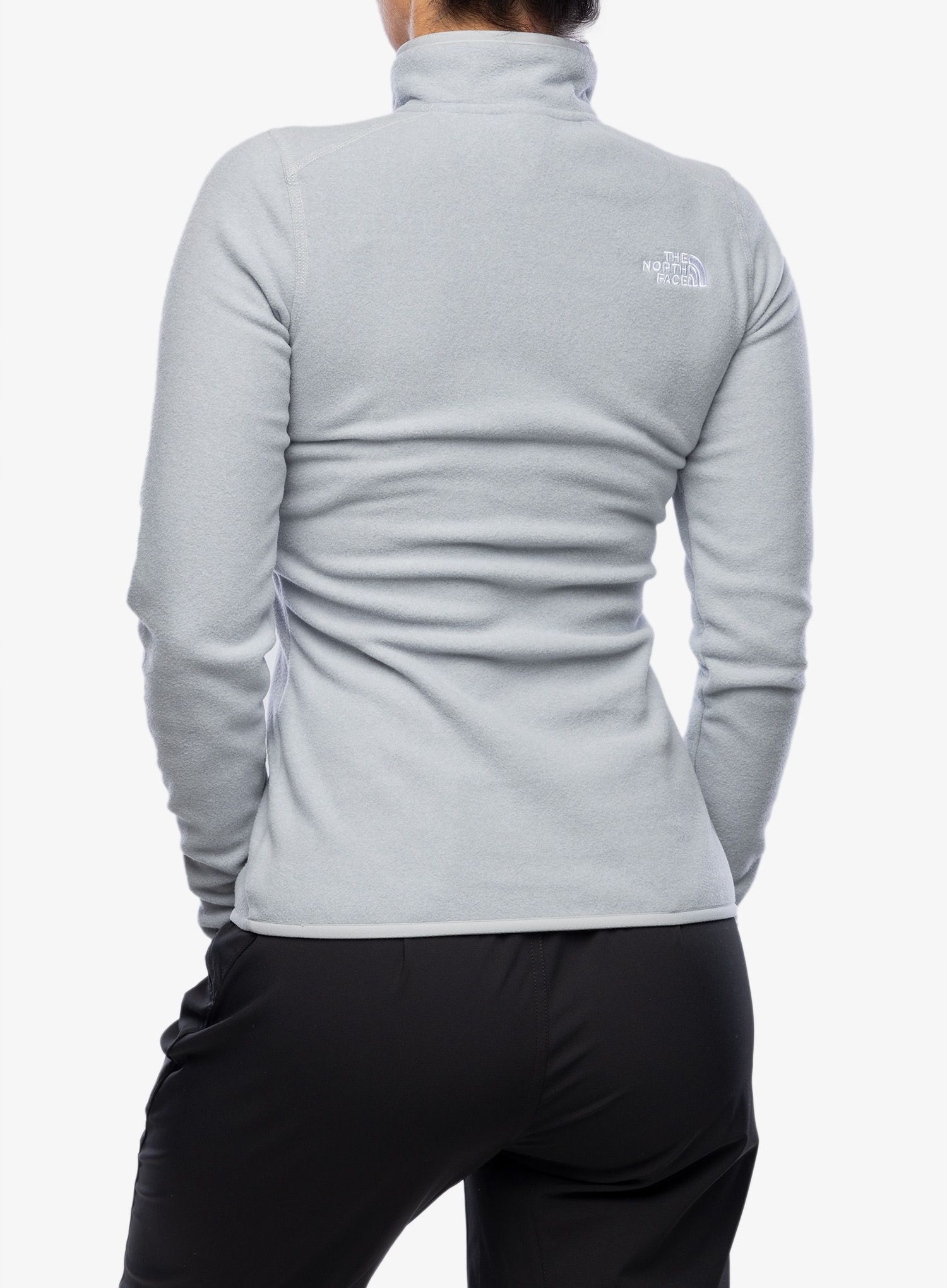 Mikina dámska The North Face 100 Glacier 1/4 Zip - light grey