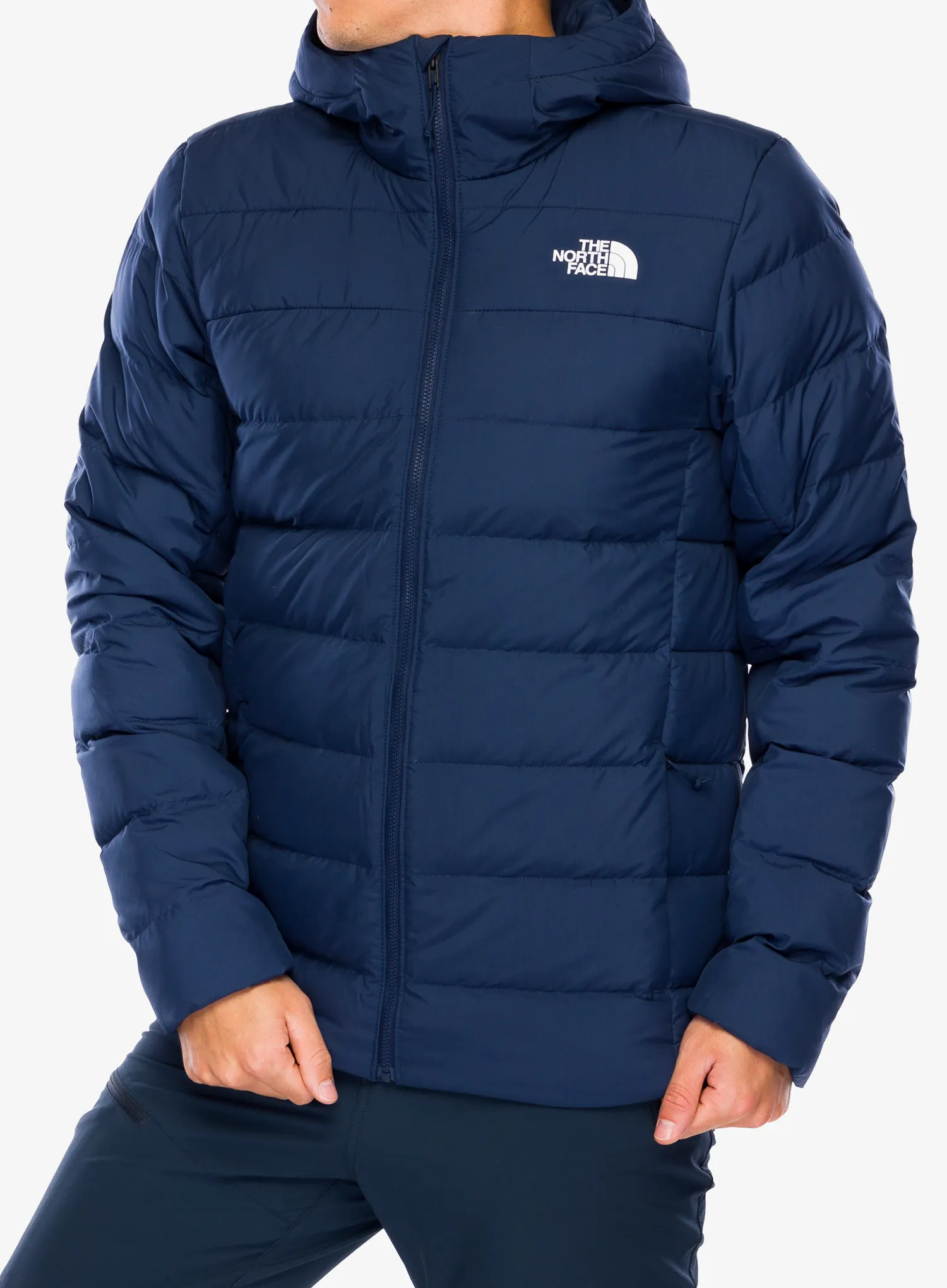 Páperová bunda The North Face Aconcagua 3 Hoodie - summit navy
