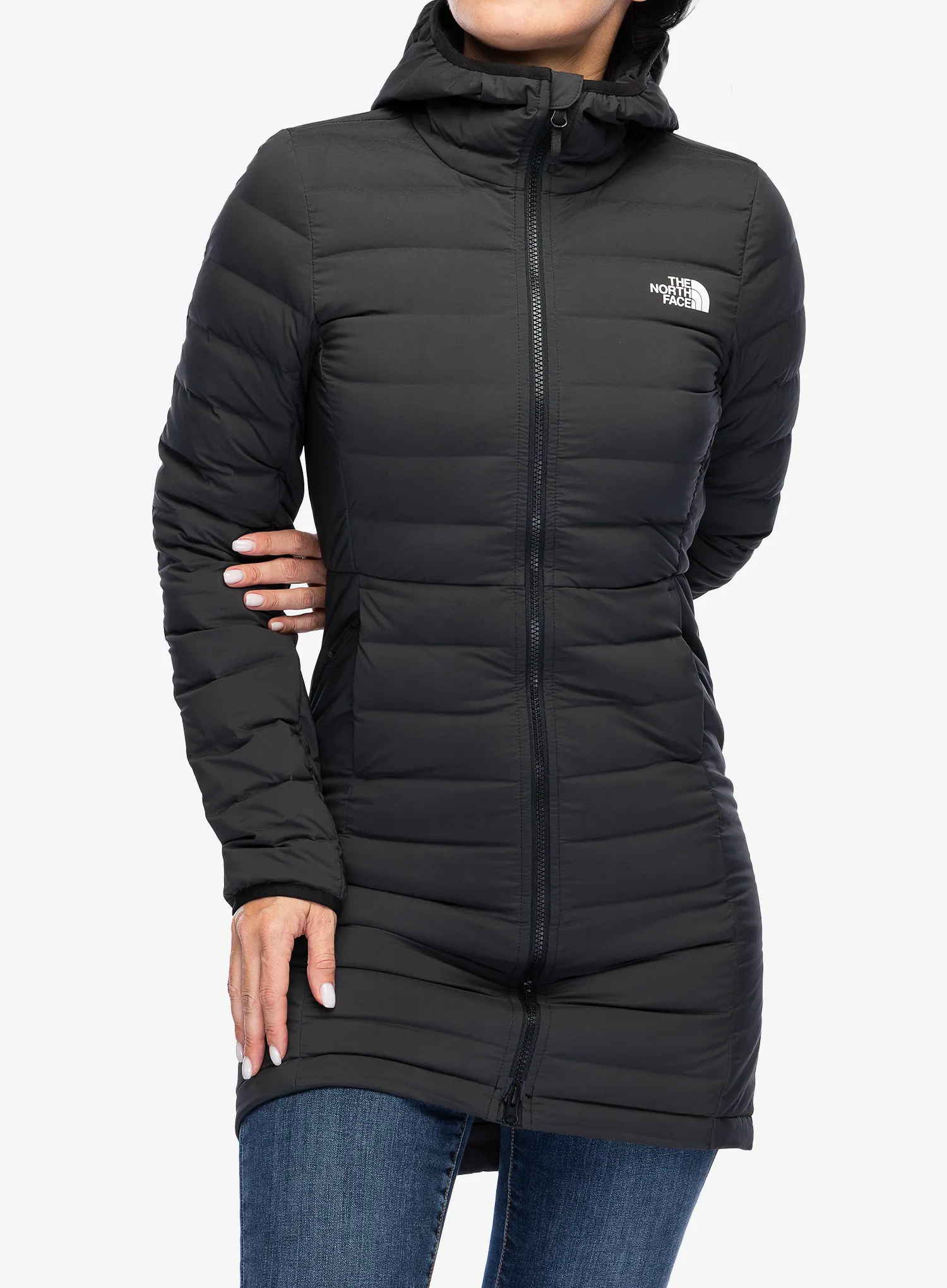 Dámsky páperový kabát The North Face Belleview Stretch Down Parka - tnf black