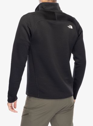 Mikina bez kapucne The North Face Dotknit Thermal 1/4 Zip - tnf black