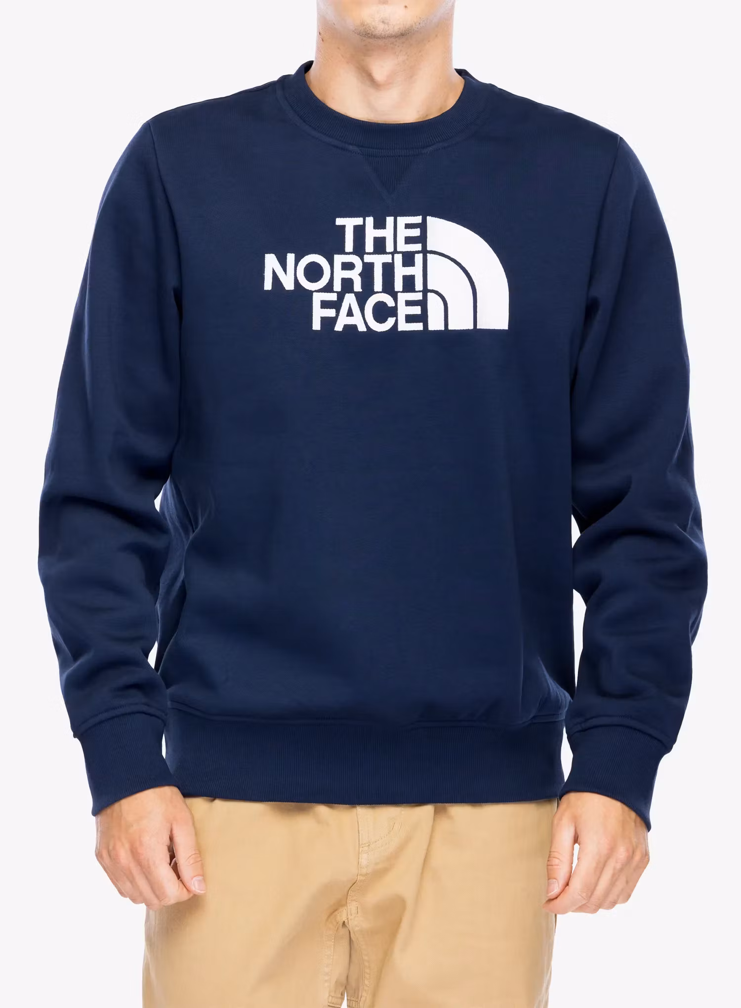 Mikina bez kapucne The North Face Drew Peak Crew - summit navy