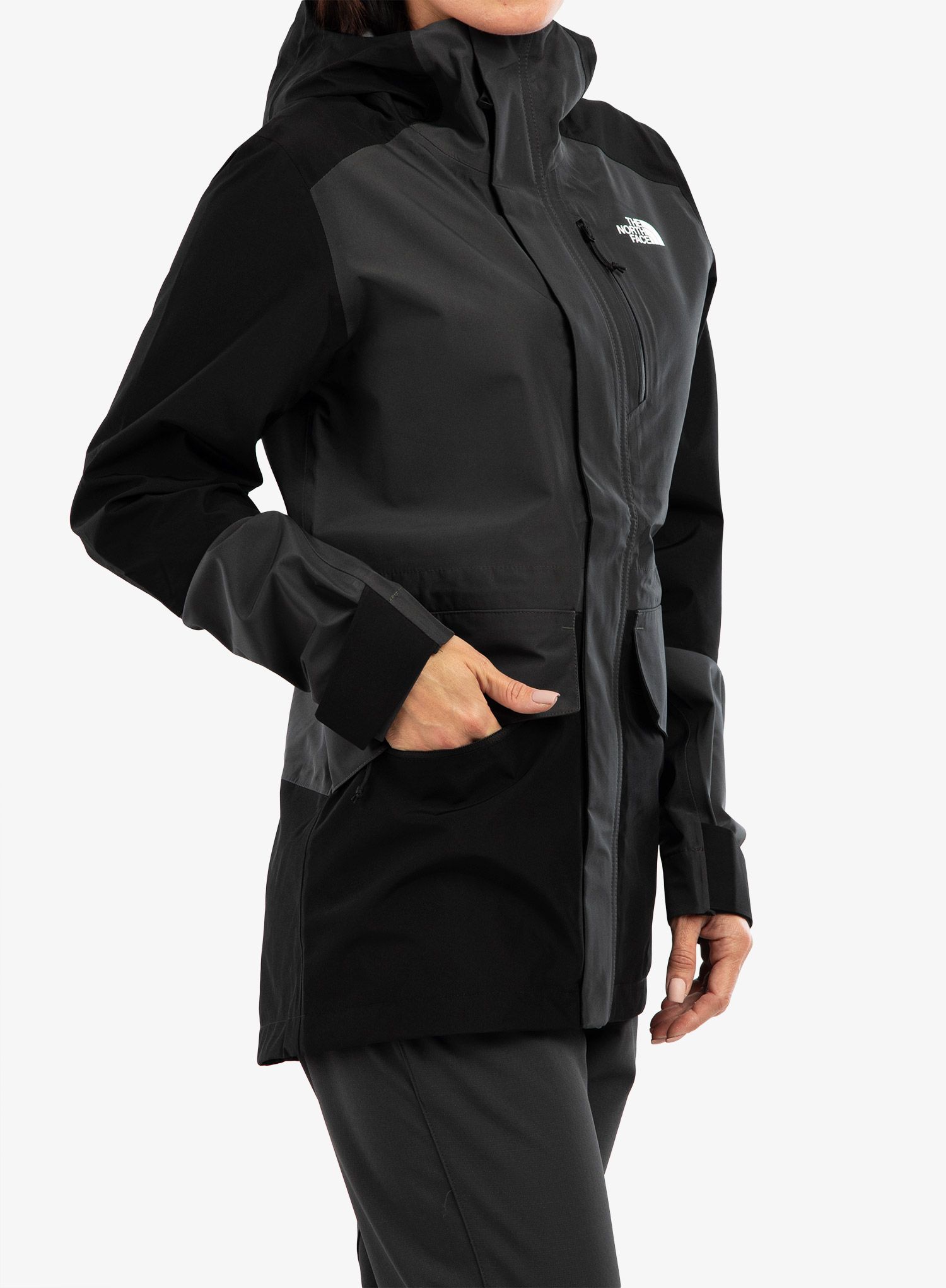 Bunda dámska The North Face Dryzzle All Weather Jkt FUTURELIGHT - grey/black