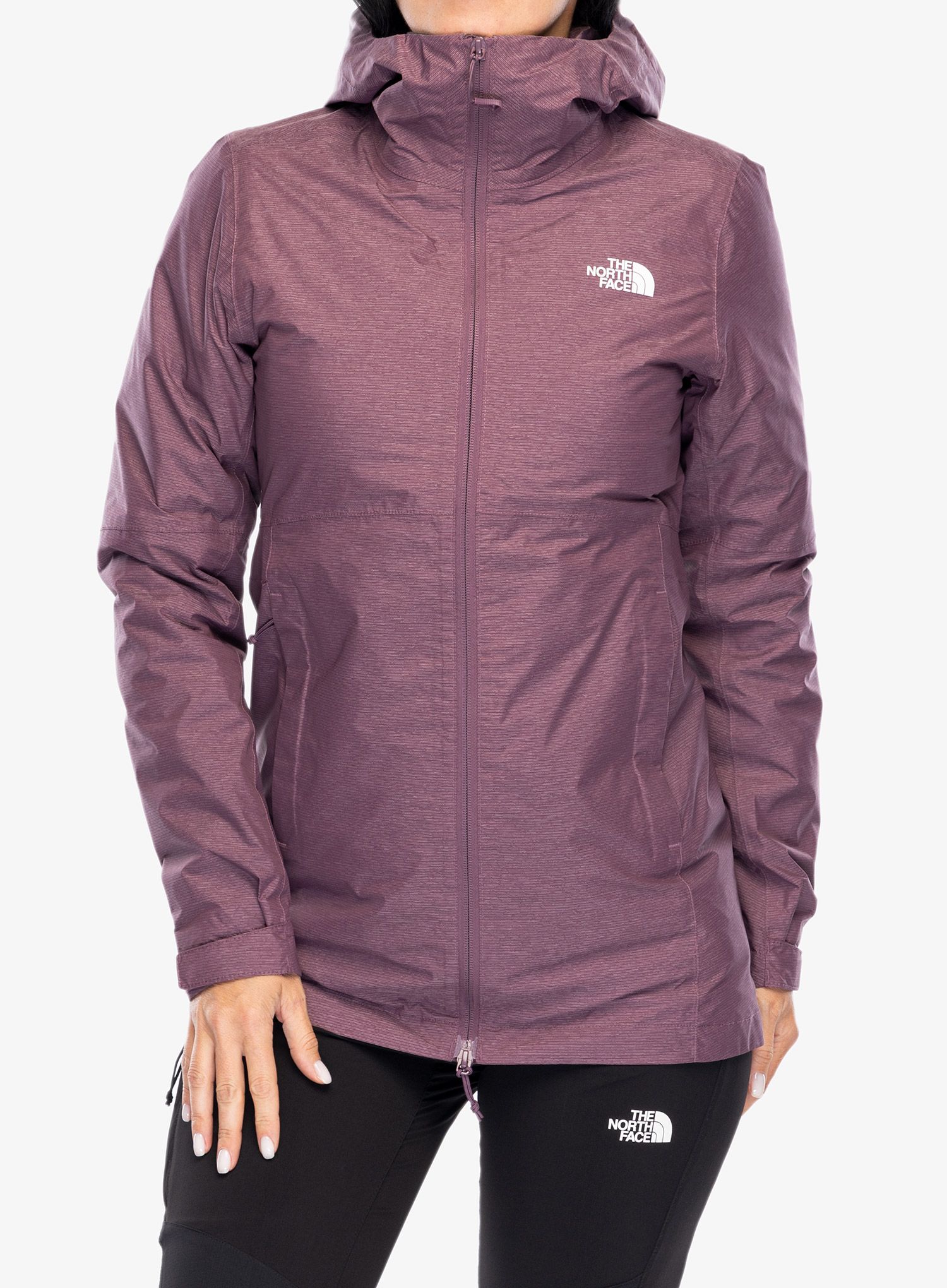 Dámska zimná bunda The North Face Hikesteller Triclimate - midnight mauve white heather