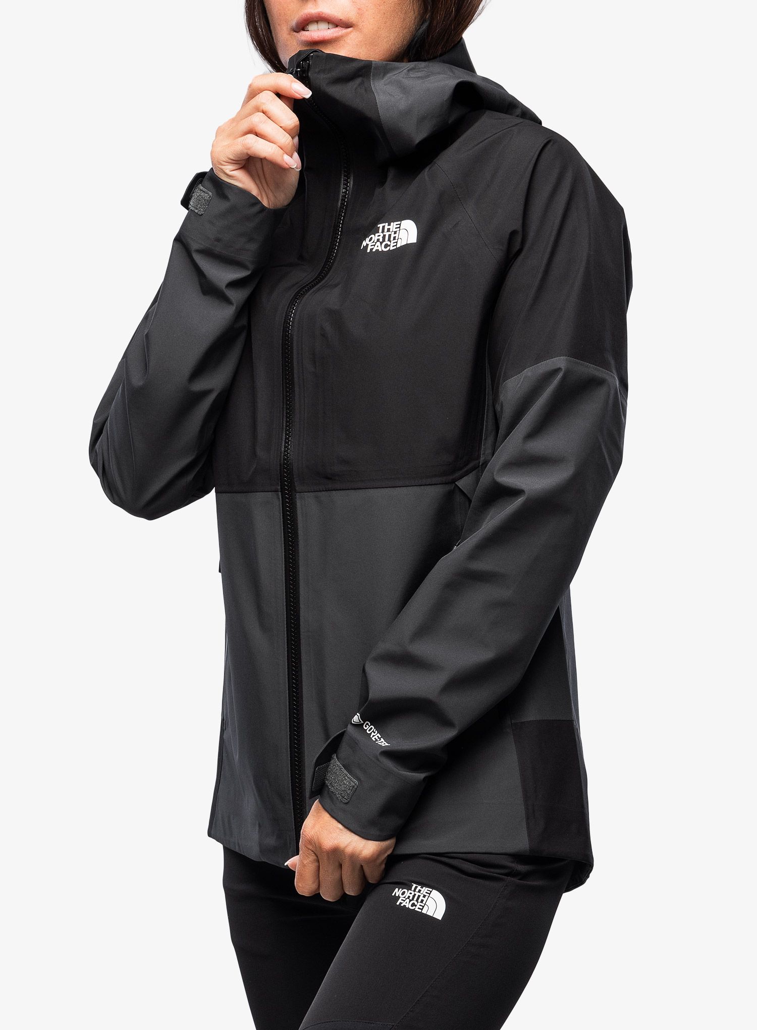 GORE TEX bunda dámska The North Face Jazzi GTX Jacket - asphalt grey/tnf black