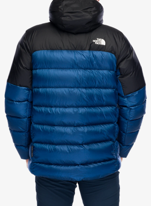 Páperová bunda The North Face Kalix Down Hoodie - shady blue/tnf black