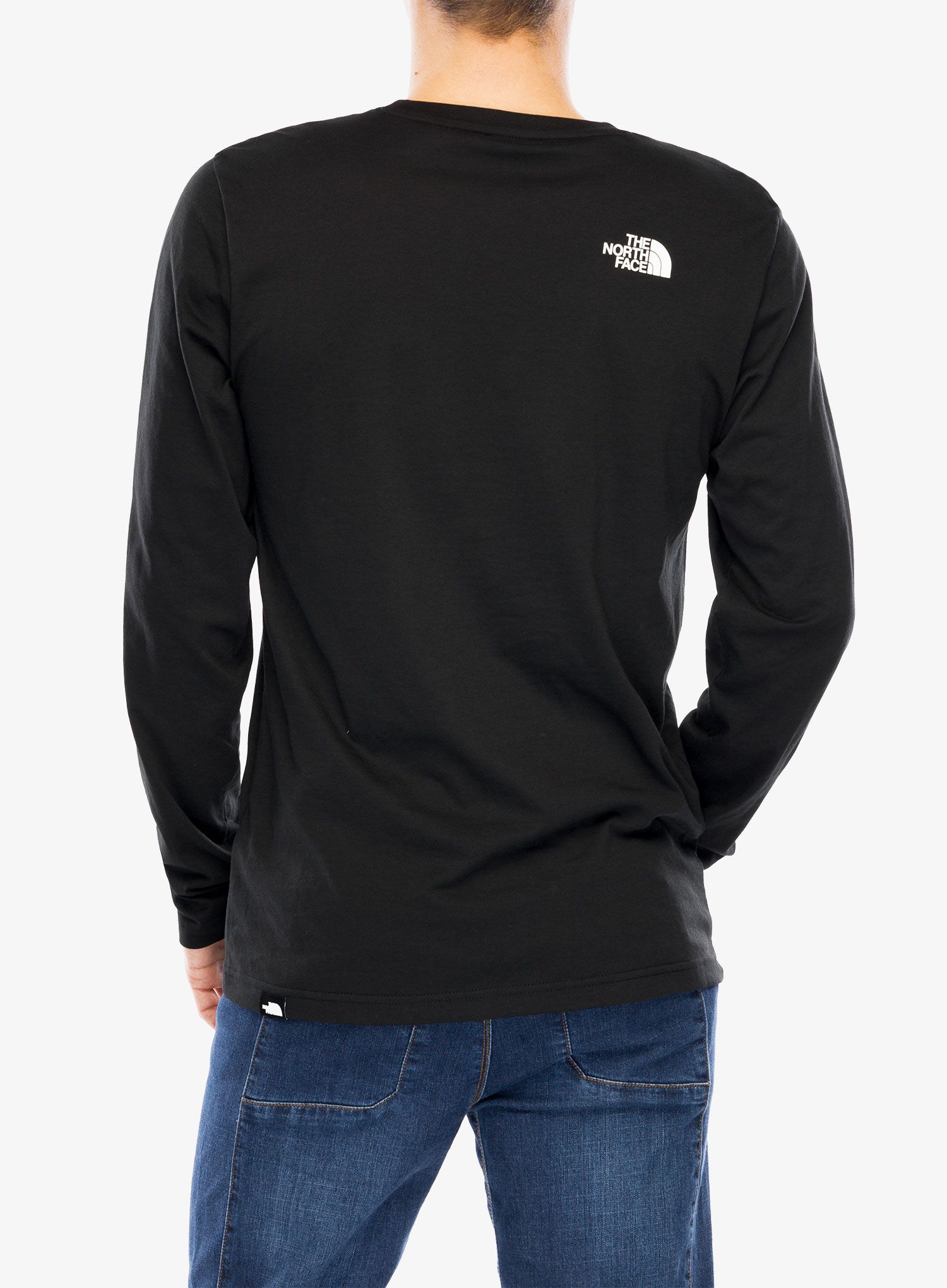 Tričko s dlhými rukávmi The North Face  L/S Simple Dome Tee - tnf black