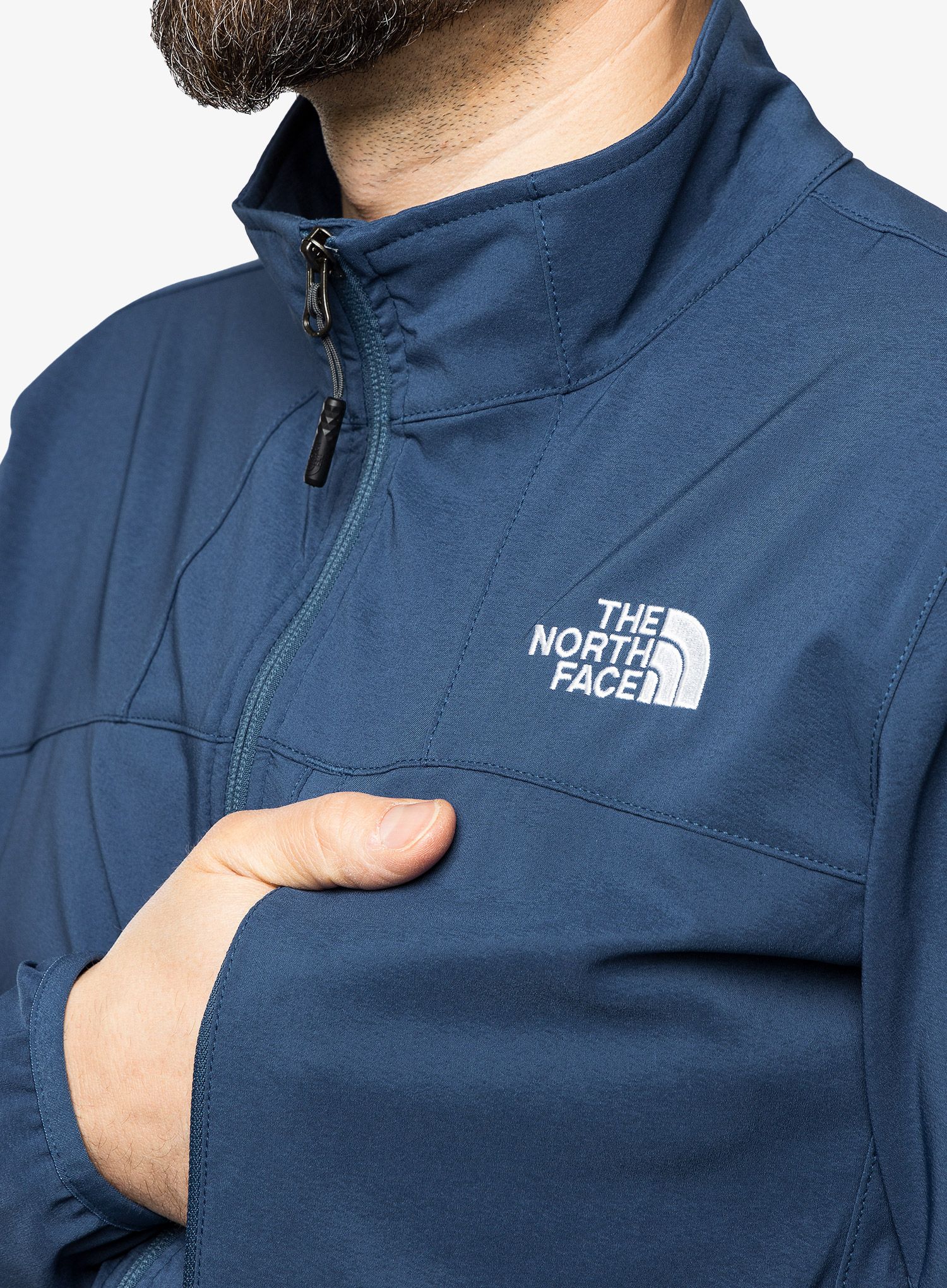 Softshellová bunda The North Face Nimble Jacket - shady blue