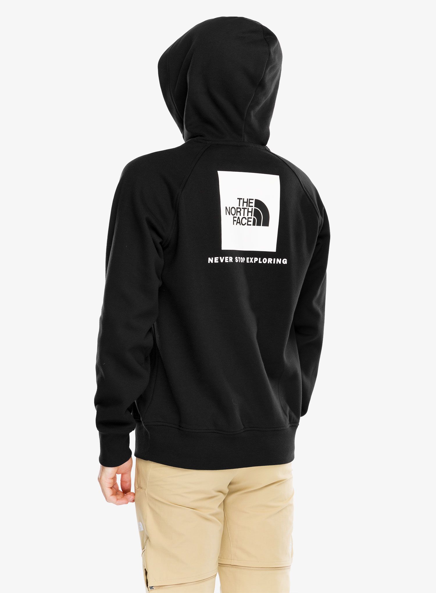 Mikina s kapucňou The North Face Raglan Redbox Hoodie - tnf black/tnf white