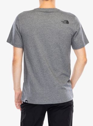Bavlnené tričko The North Face S/S Easy Tee - tnf medium grey heather