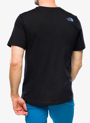 Tričko s potlačou The North Face S/S Mountain Line Tee - tnf black