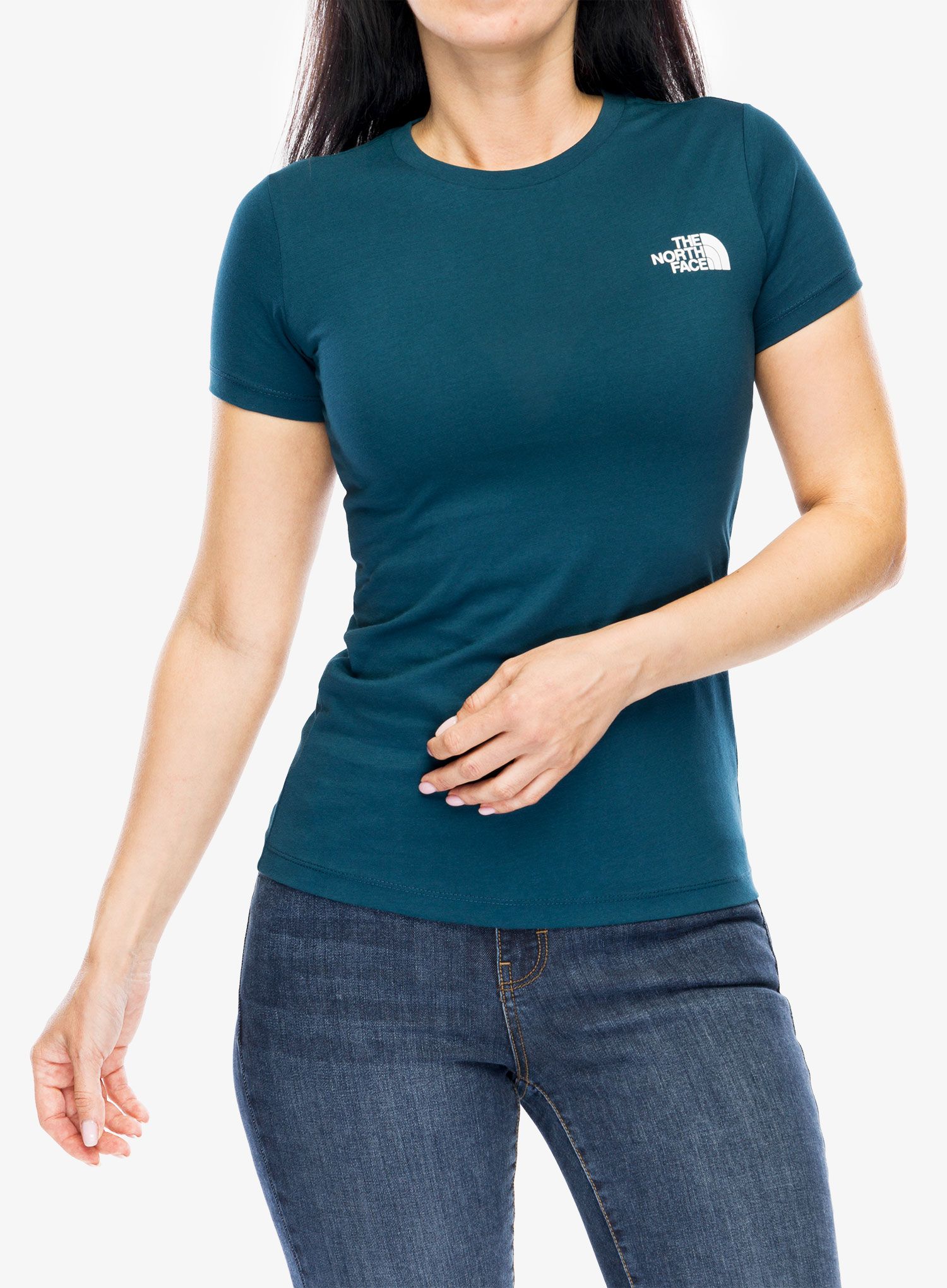 Bavlnené tričko dámske The North Face S/S Redbox Tee - midnight petrol