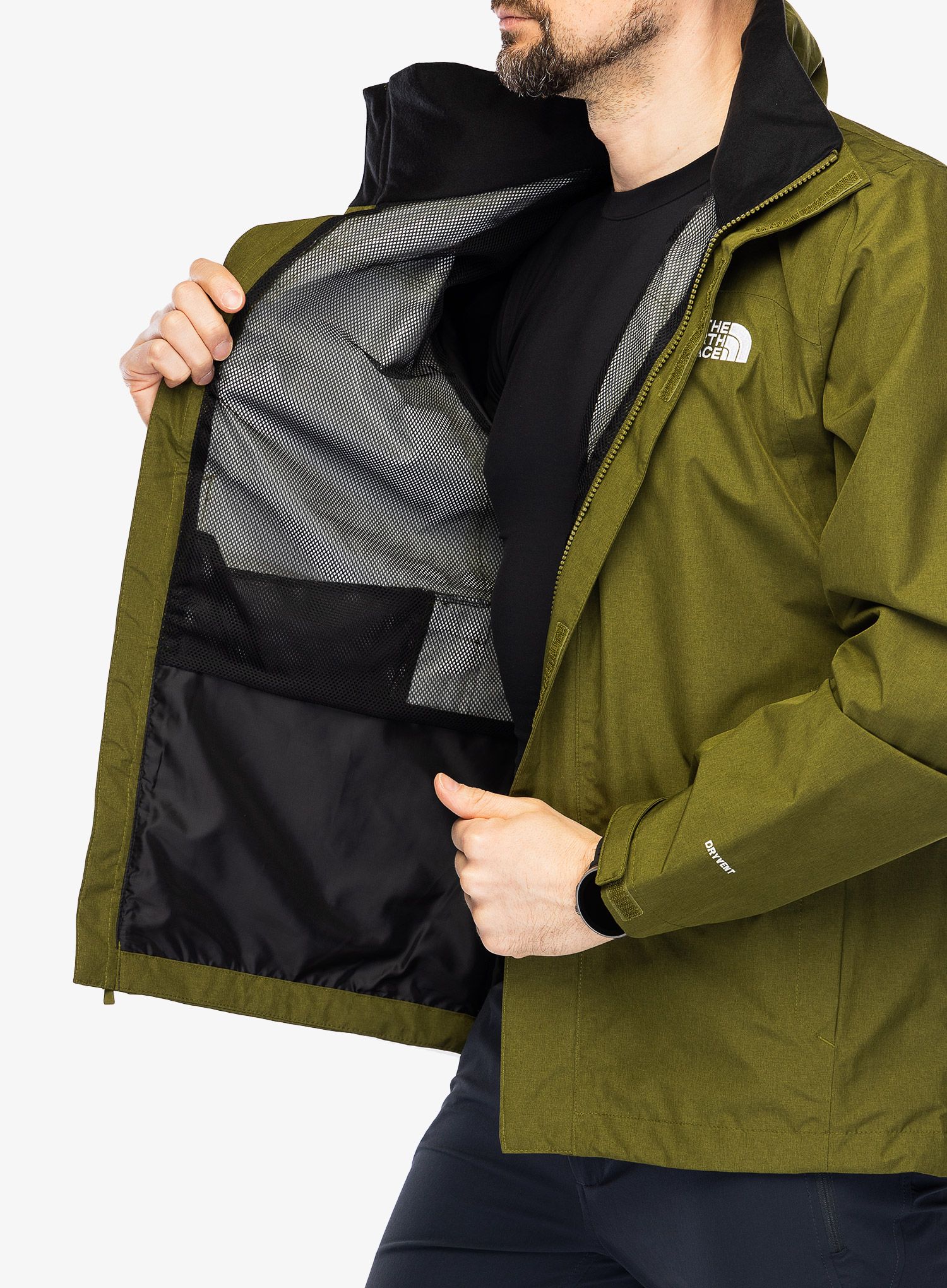 Bunda do dažďa The North Face Sangro Jacket - forest olive