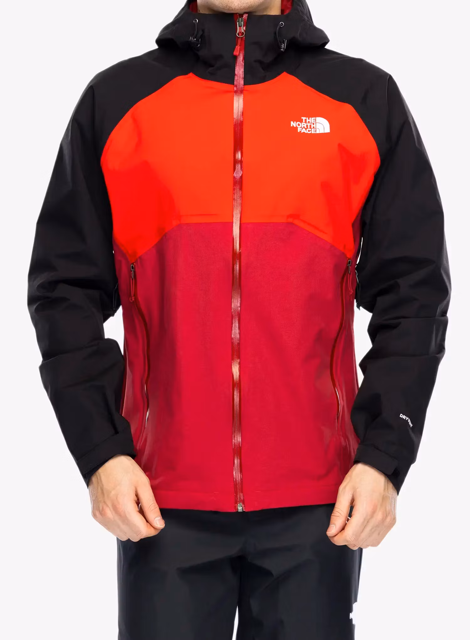 Bunda do dažďa The North Face Stratos Jacket - garnet red/high risk red