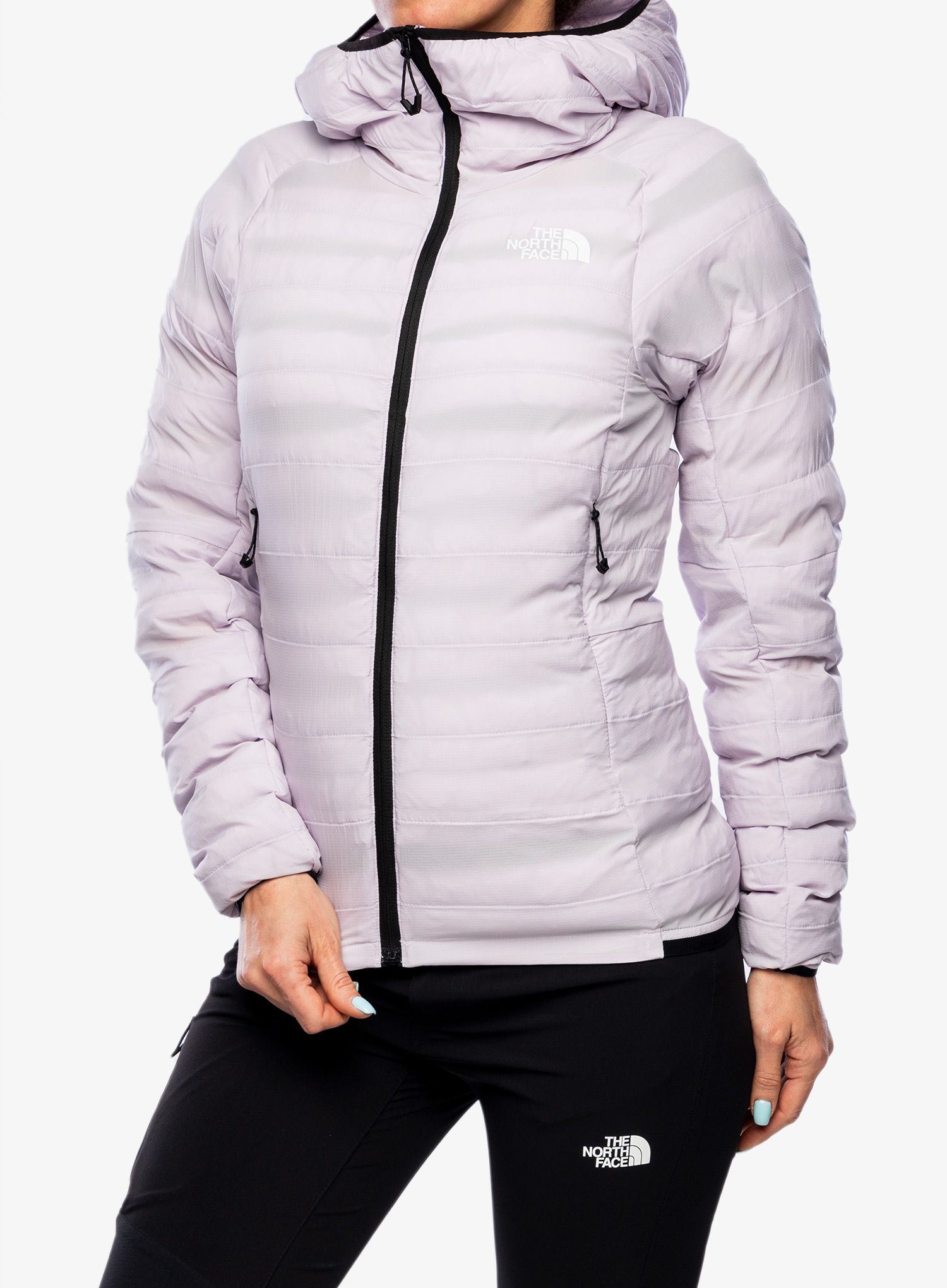 Bunda páperová dámska The North Face Summit Breithorn 50/50 Hoodie - lavender fog