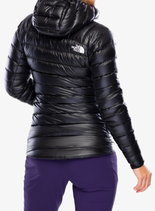 Bunda páperová dámska The North Face Summit Breithorn Hoodie - tnf black