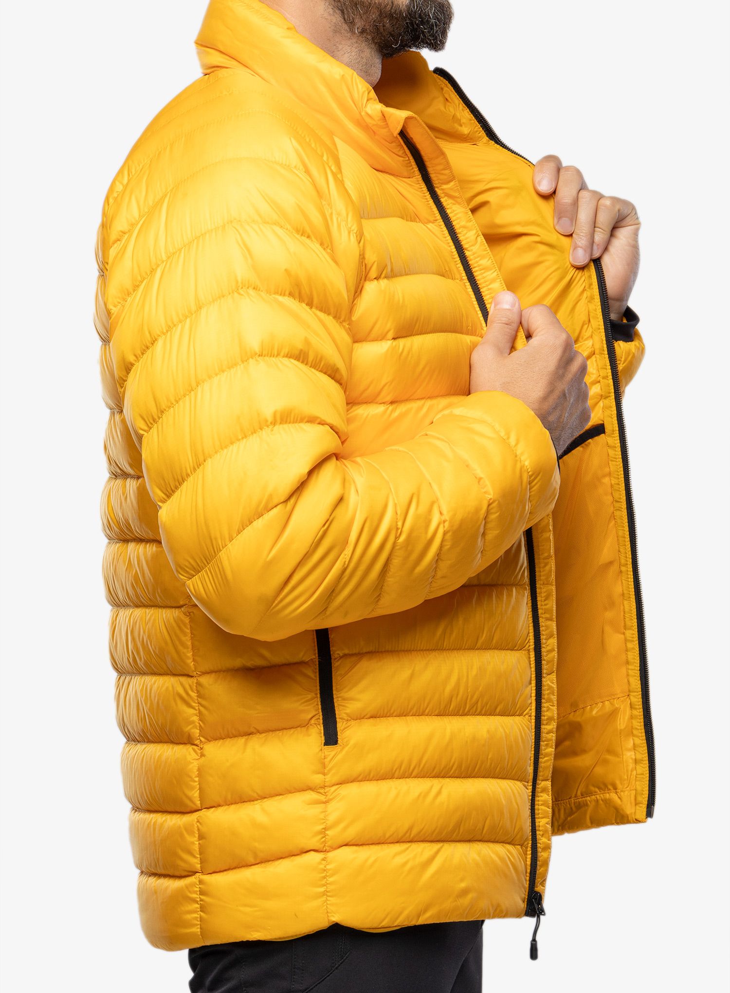 Páperová bunda The North Face Summit Breithorn Jacket - summit gold