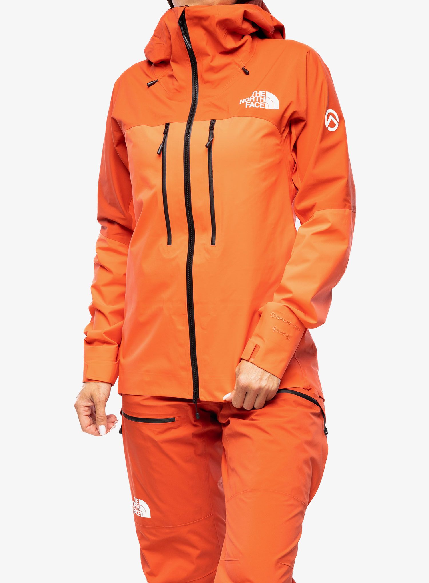 Nepremokavá bunda dámska The North Face Summit Pumori GTX Pro Jacket - orange/glaze