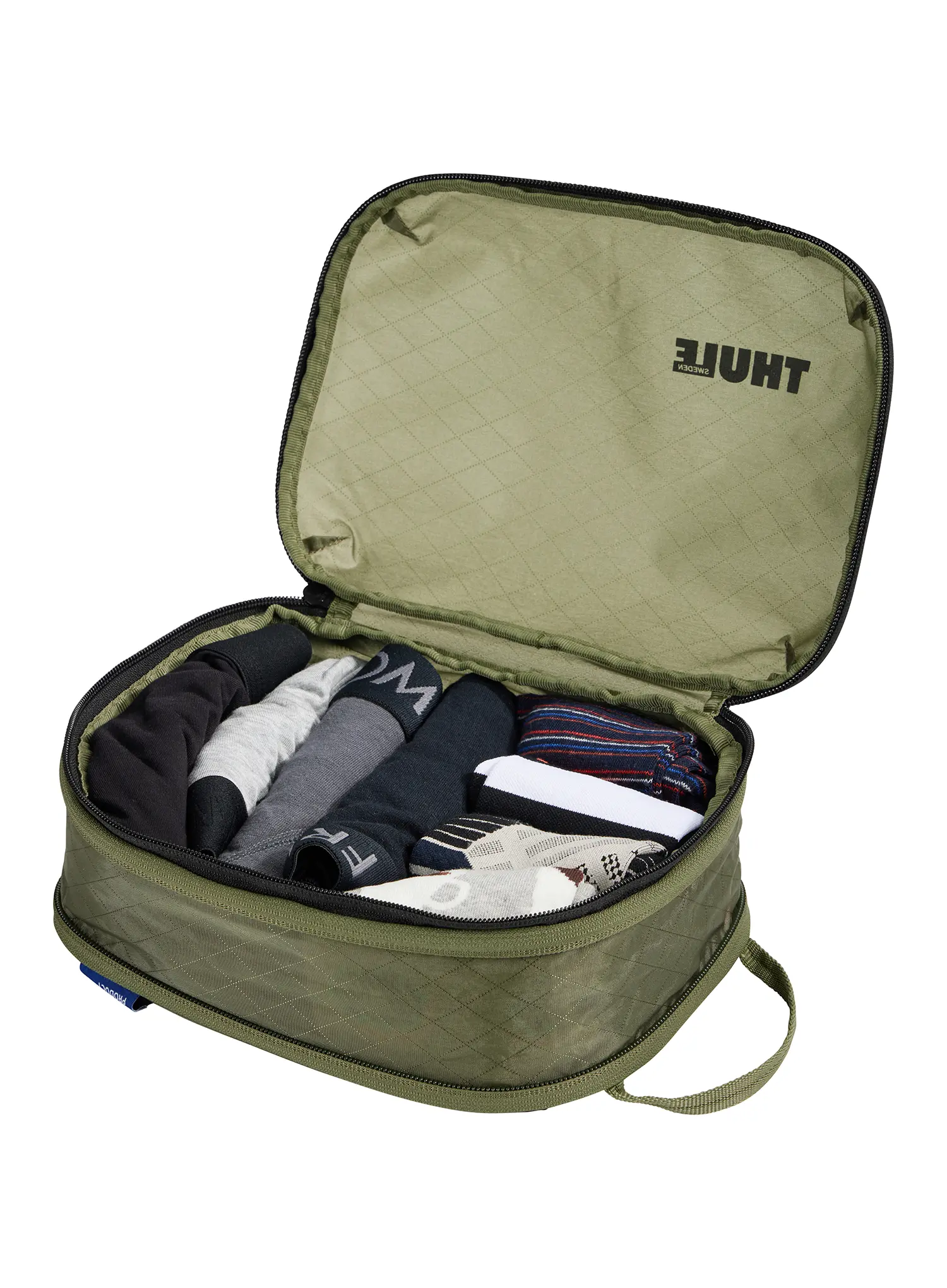 Cestovný organizér Thule Compression Packing Cube Small - soft green
