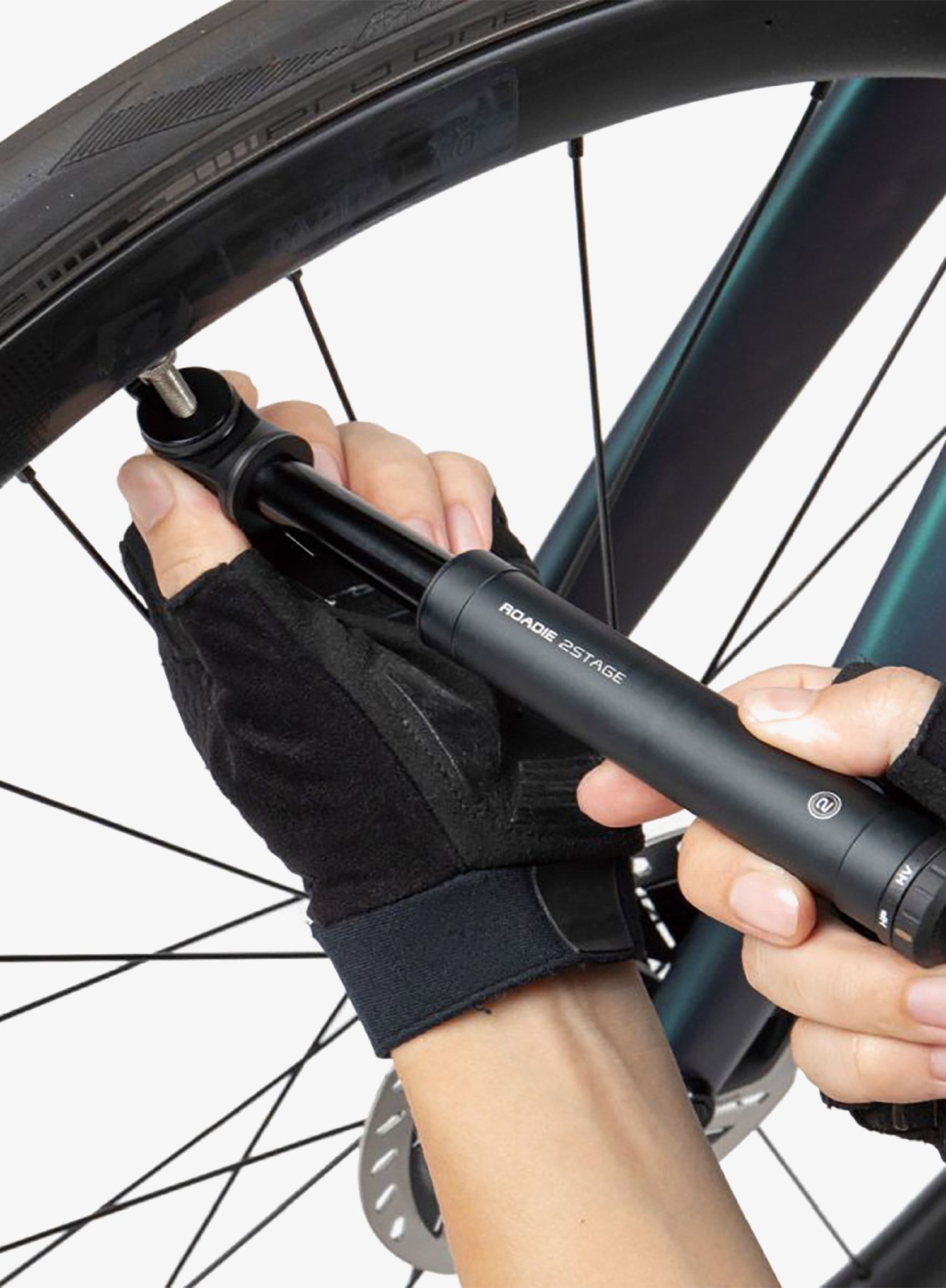 Pumpa na bicykel Topeak Roadie 2Stage - black
