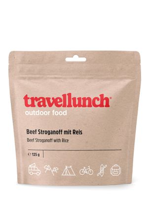 Lyofilizát Travellunch Obedové jedlo Beef stroganoff (samostatné balenie) 475 g