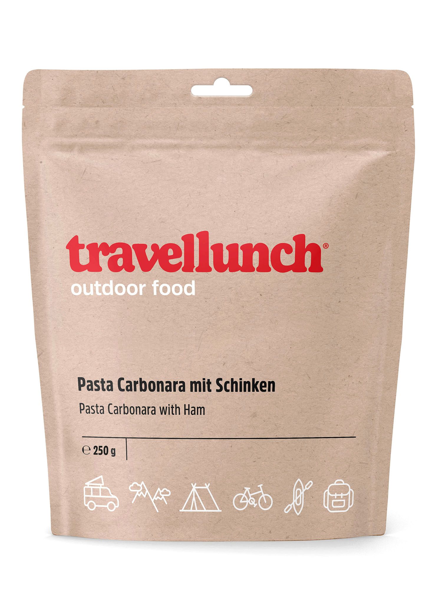 Lyofilizát Travellunch Cestoviny carbonara so šunkou (dvojité balenie) 850 g