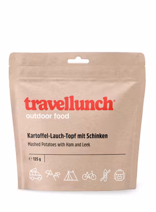 Lyofilizát Travellunch Pyré so šunkou a pórom (samostatné balenie) 475 g