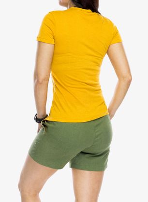 Dámske tričko Turbat Cozy SS T-Shirt - golden yellow