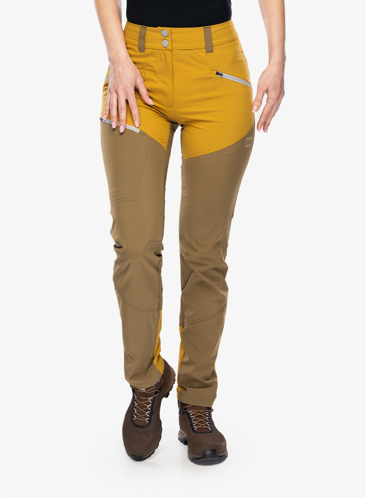 Turistické nohavice dámske Turbat Prut Pro - butternut khaki/harvest gold