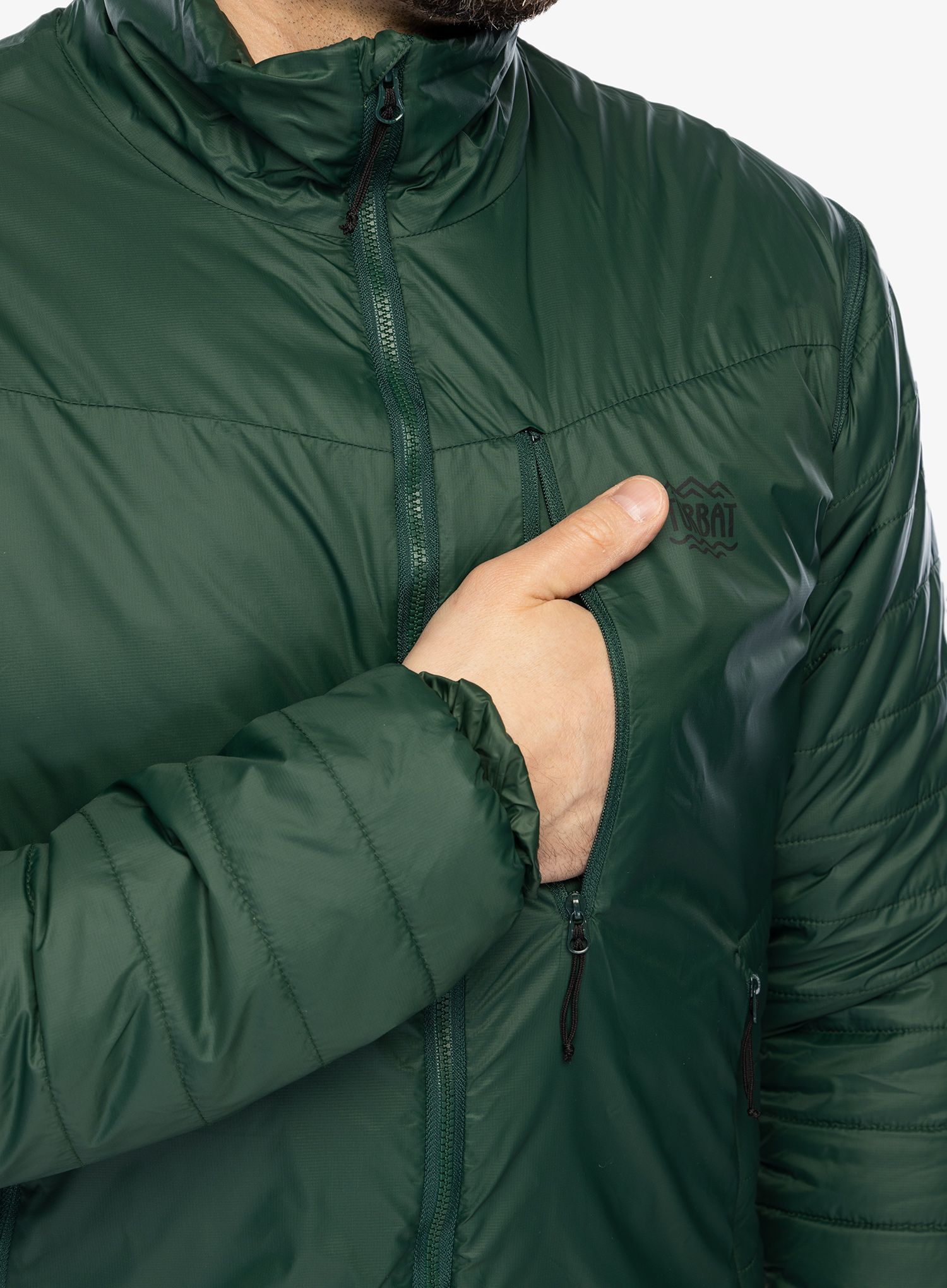 Zateplená bunda Turbat Stranger Jacket - sycamore green