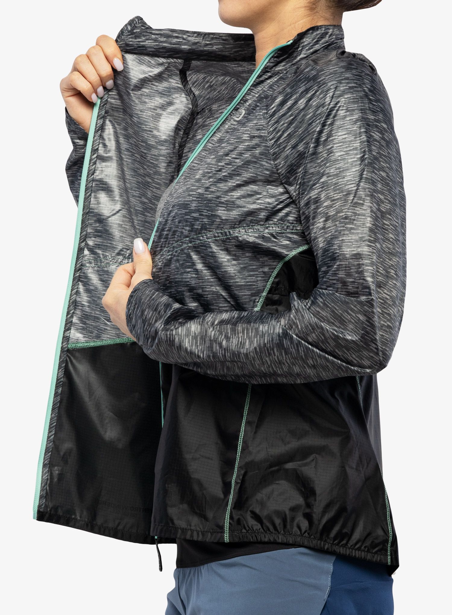Bežecká bunda dámska Ultimate Direction Ventro Windshell - hth.grey