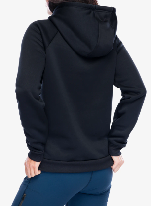Dámska mikina s kapucňou Under Armour Armour Fleece Hoodie - black/white