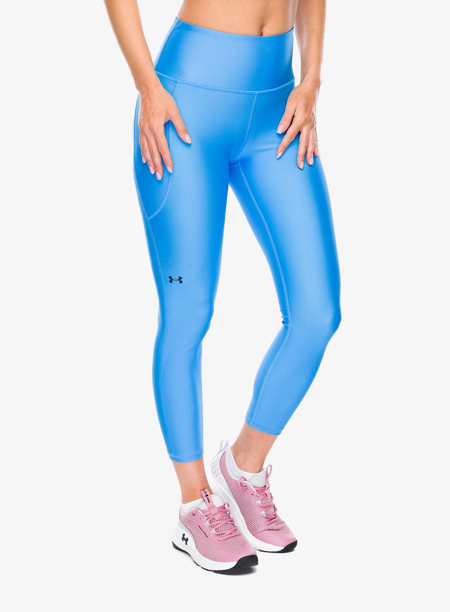 Dámske legíny Under Armour HG Armour Hi Ankle Leg - viral blue/black