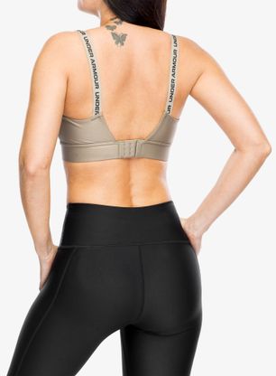 Športová podprsenka Under Armour Infinity 2.0 Mid Sports Bra - taupe dusk/black