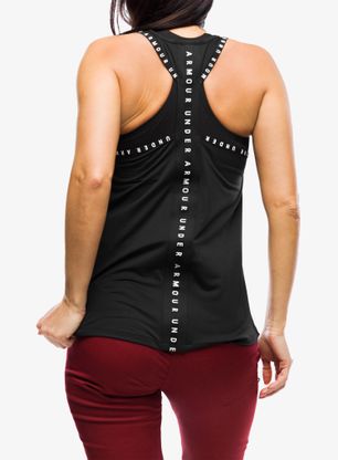 Dámske tričko Under Armour Knockout Tank - black/black/white