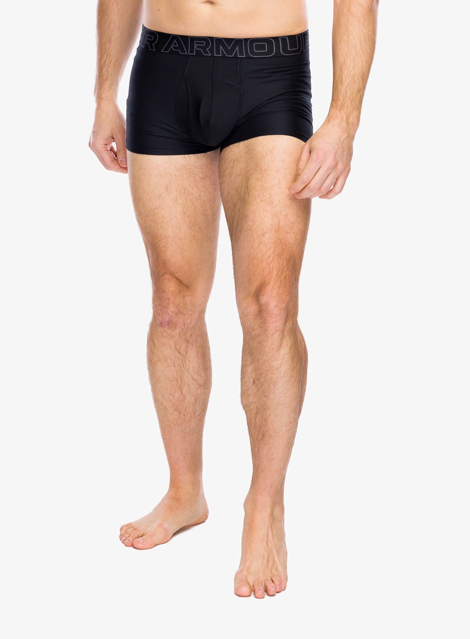 Boxerky Under Armour Performance Tech 3 in 3-Pack Boxerjock - black/black/castlerock