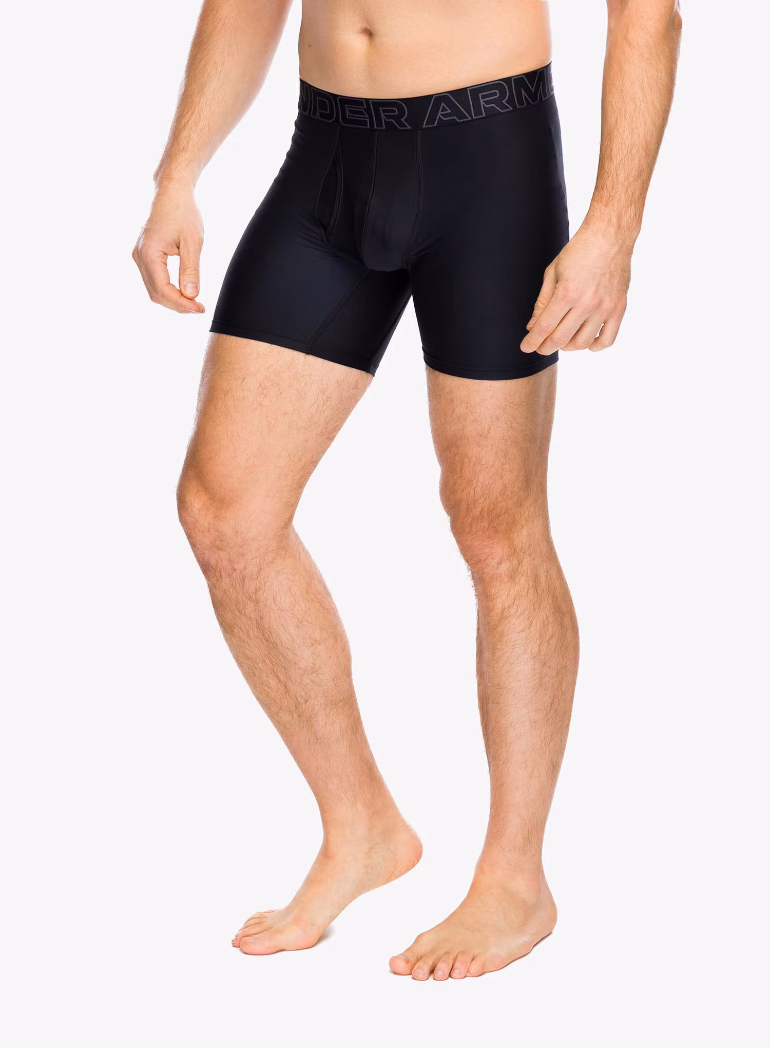 Boxerky Under Armour Performance Tech 6 in 3-Pack Boxerjock - black/black/castlerock