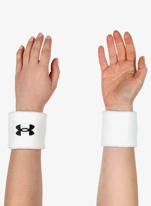 Čelenky Under Armour Performance Wristbands - white/black