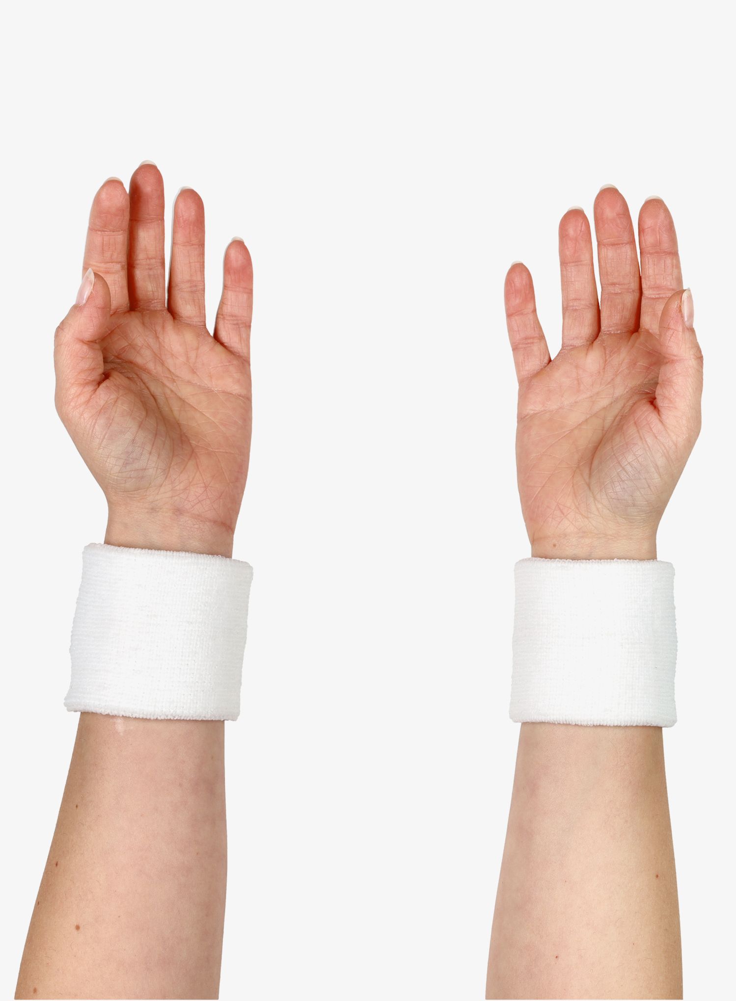 Čelenky Under Armour Performance Wristbands - white/black