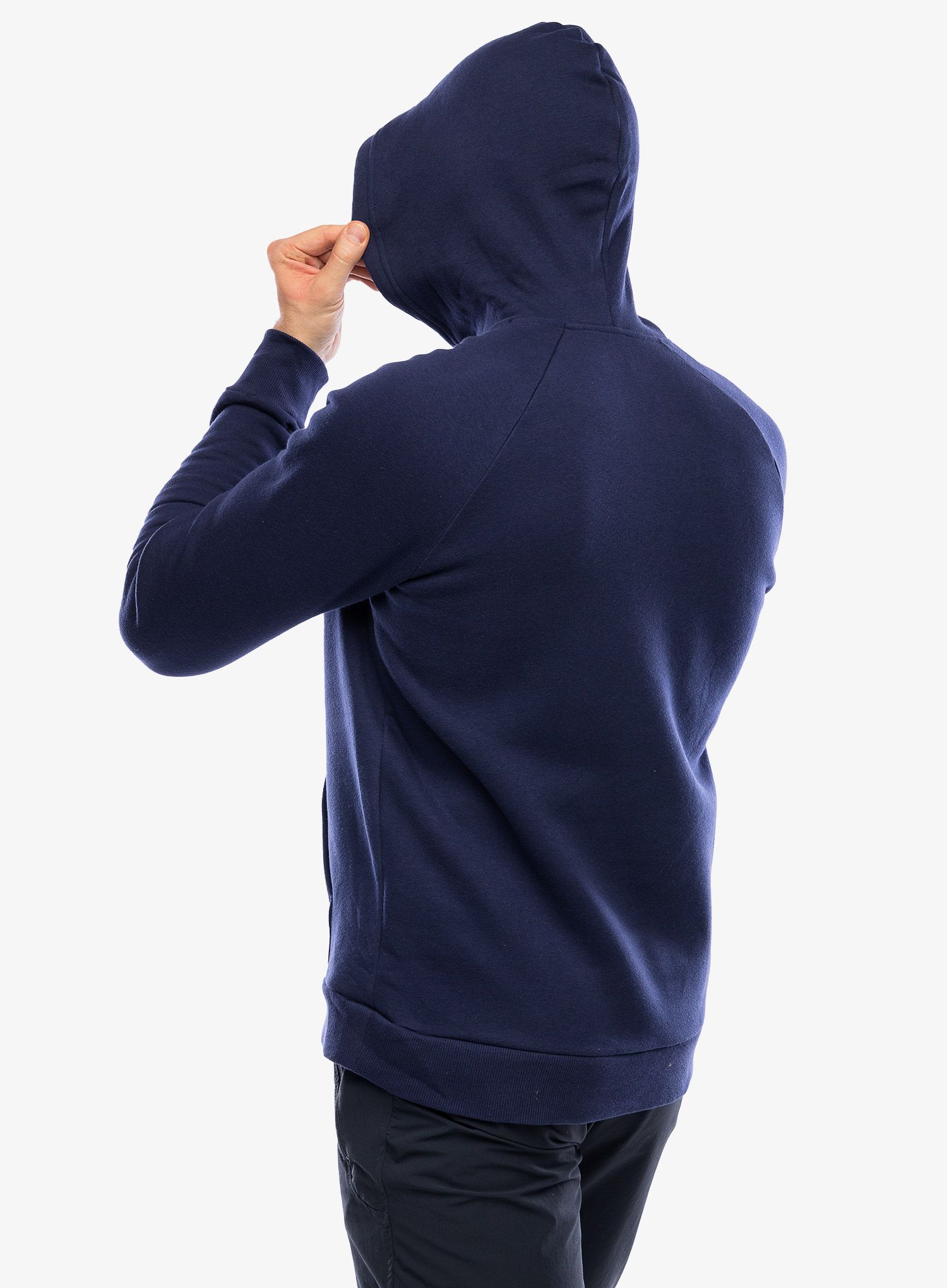 Mikina s kapucňou Under Armour Rival Fleece Logo Hoodie - midnight navy/white