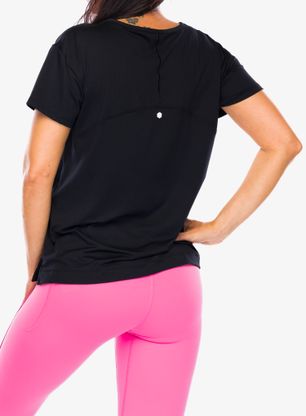 Dámske tričko Under Armour Rush Energy Core SS - black/white