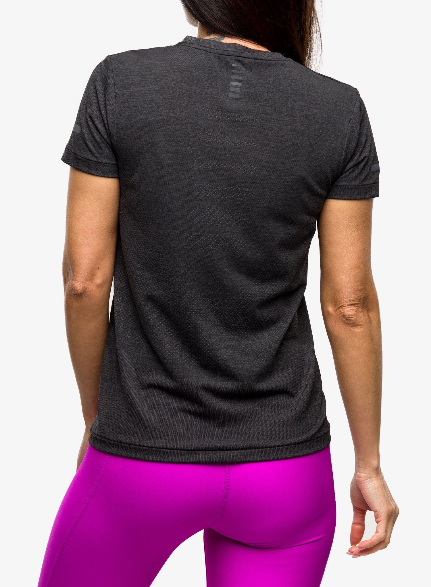 Bežecké tričko dámske Under Armour Seamless Stride SS - black/black/reflective