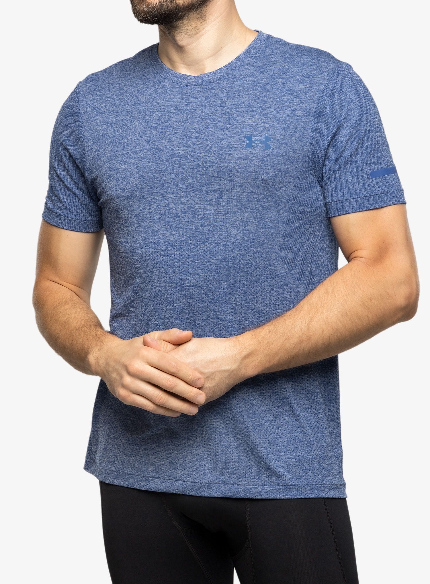 Bežecké tričko Under Armour Seamless Stride SS - blue mirage/reflective