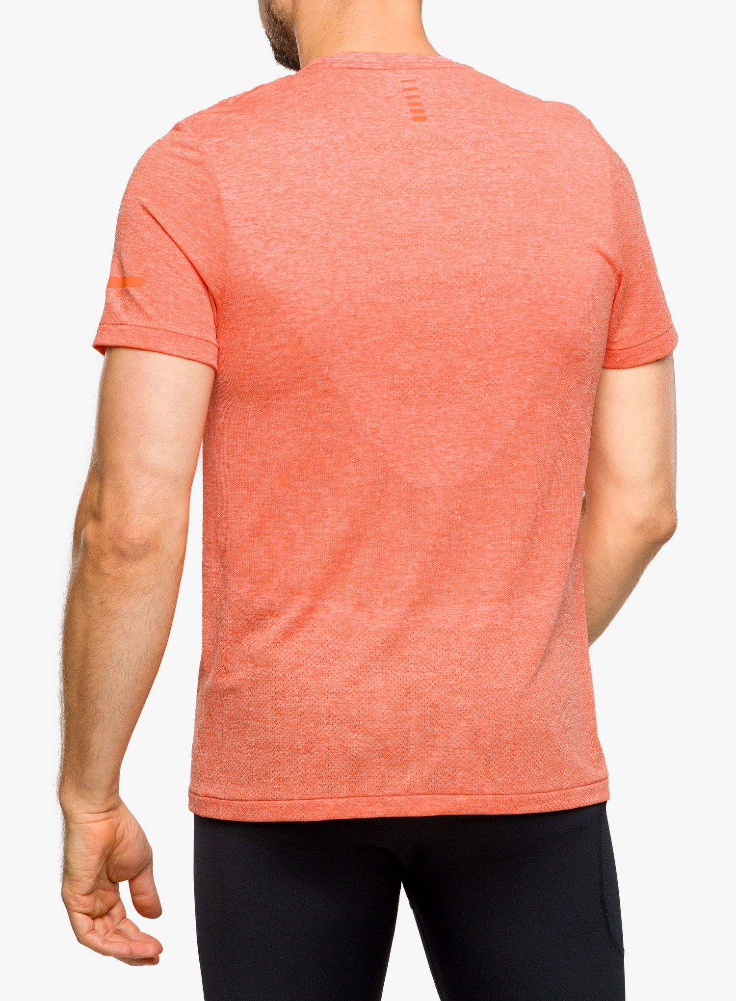 Bežecké tričko pánske Under Armour Seamless Stride SS - frosted orange/reflective