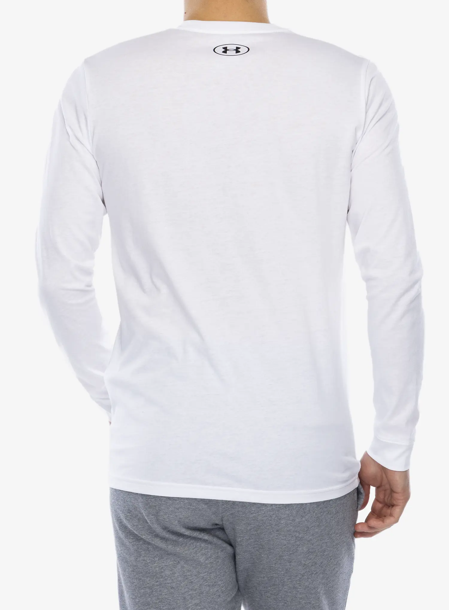 Tričko s dlhými rukávmi Under Armour Sportstyle Left Chest LS - white/black