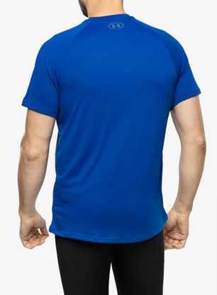 Pánske tričko Under Armour Tech 2.0 Short Sleeve - royal/graphite
