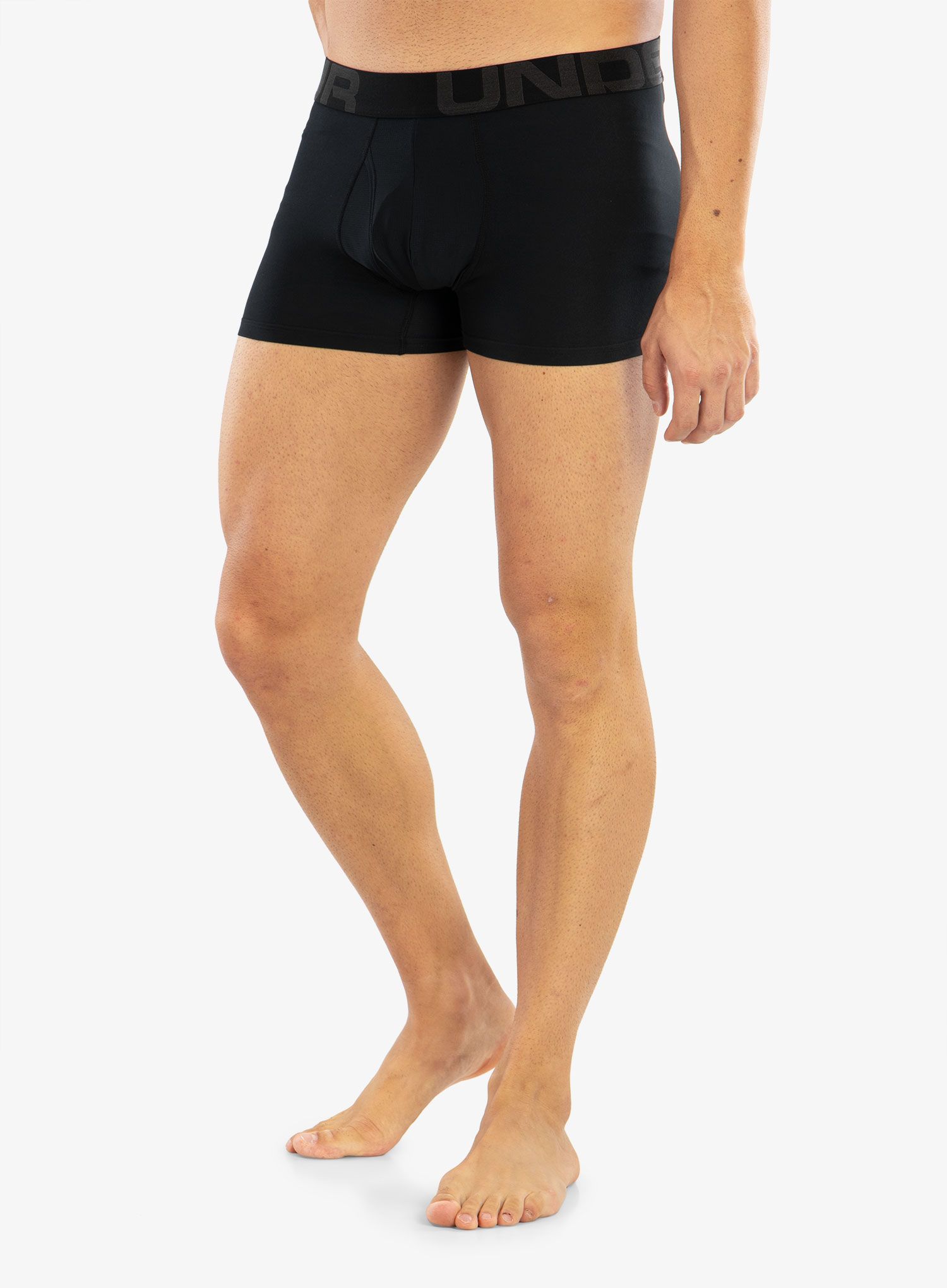 Boxerky Under Armour Tech 3in 2 Pack - black/black