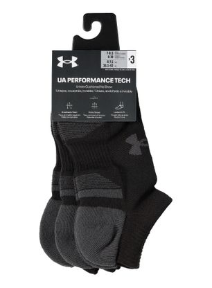 Ponožky Under Armour UA Performance Tech 3-Pack No Show - black/black/jet gray