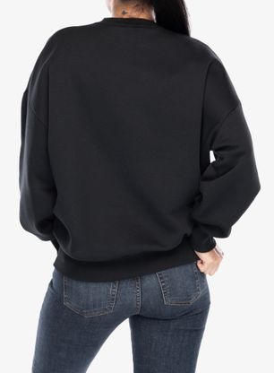 Mikina dámska Under Armour UA Rival Fleece Oversized Crew - black/white