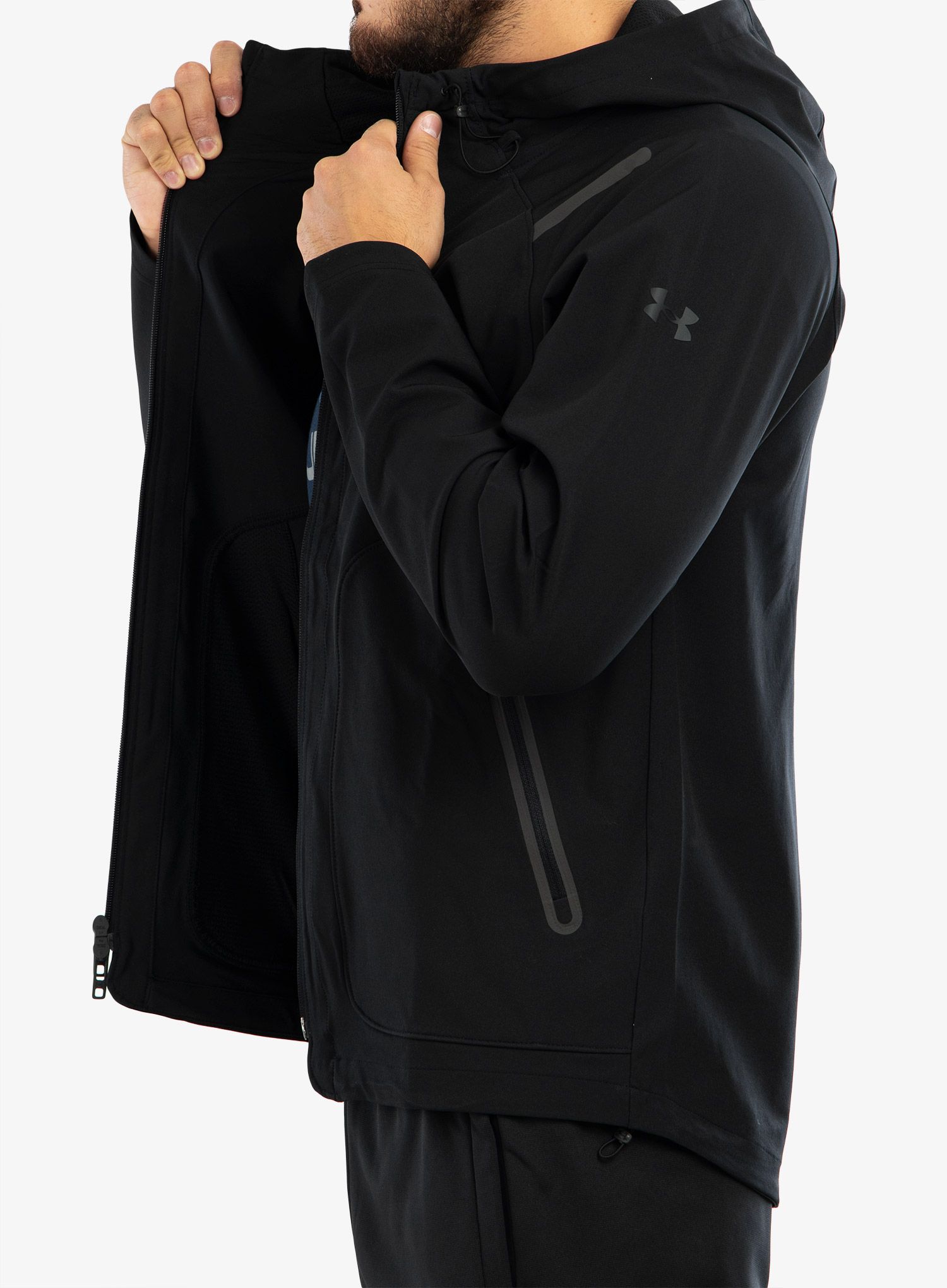 Softshellová bunda Under Armour Unstoppable Jacket - black/black