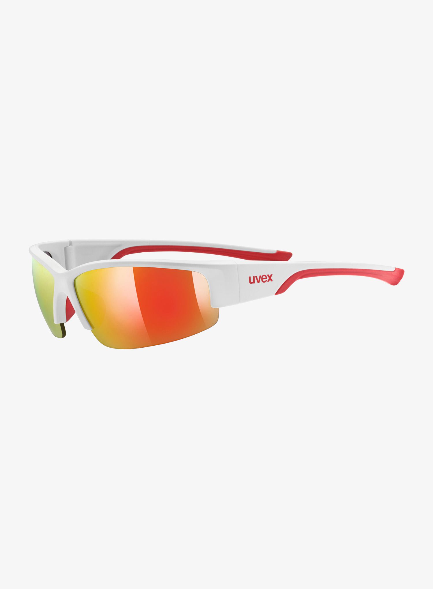 Slnečné okuliare Uvex Sportstyle 215 - white matt red/mirror red